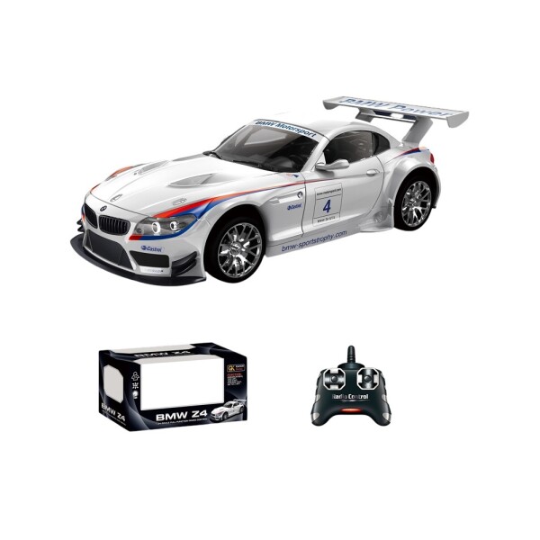 Auto con remoto blanco