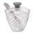 Azucarero Plástico Twist con Cuchara 300ml TRANSPARENTE