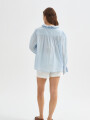 Camisa Jiardin Celeste Claro