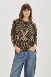 Sweater Cymade Ikat Camel