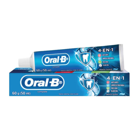CREMA DENTAL ORAL-B COMPLETE 4 EN 1 60 GR CREMA DENTAL ORAL-B COMPLETE 4 EN 1 60 GR