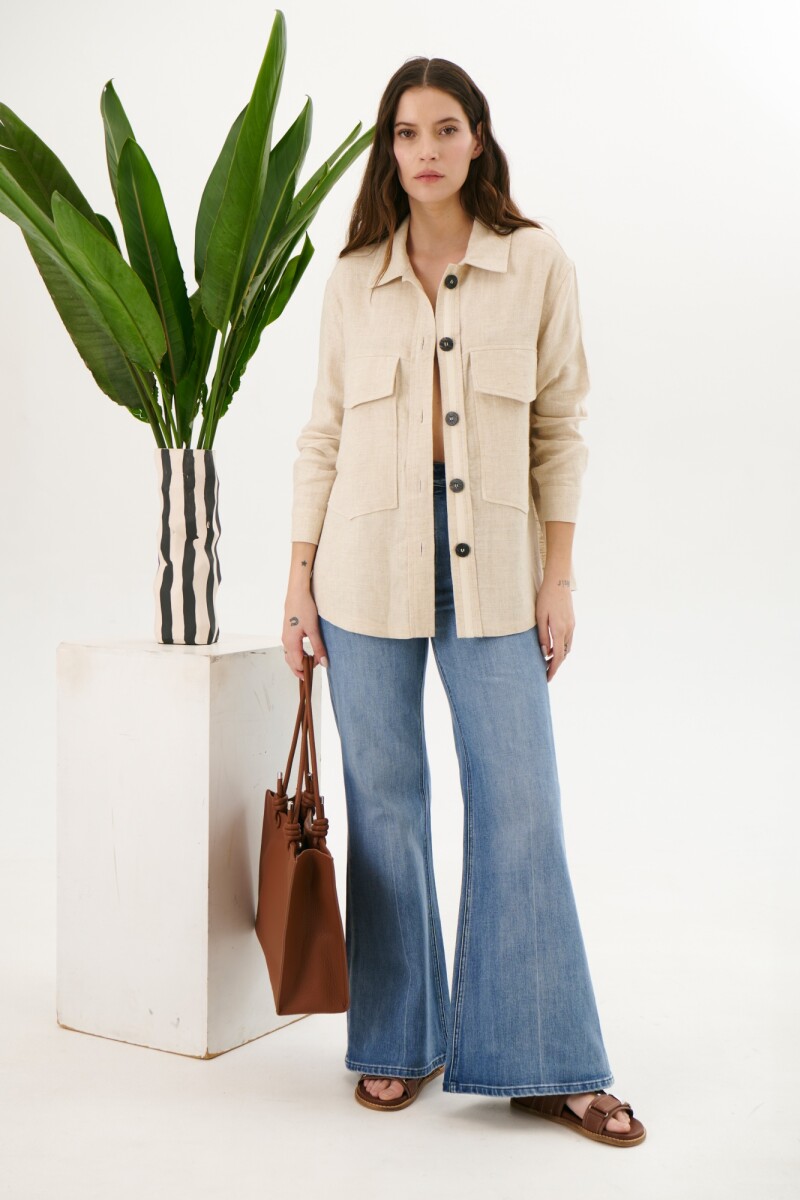 SOBRECAMISA MOLY NATURAL