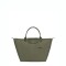 Longchamp -Cartera Longchamp plegable de nylon con cierre y asa corta, Le pliage green M 0