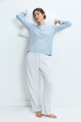 PIJAMA STEEL Celeste