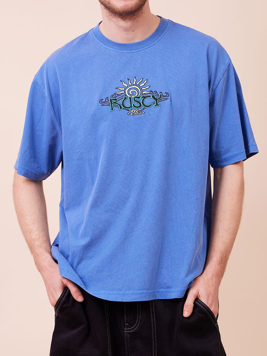 T-SHIRT PARME RUSTY - Azul 