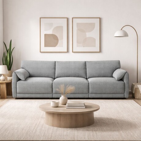 SOFA USHUAIA Gris - 3 CUERPOS