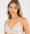 Bralet bloom Gris