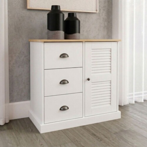 Aparador 1 Puerta 3 Cajones - Línea Valenciana - Blanco Aparador 1 Puerta 3 Cajones - Línea Valenciana - Blanco