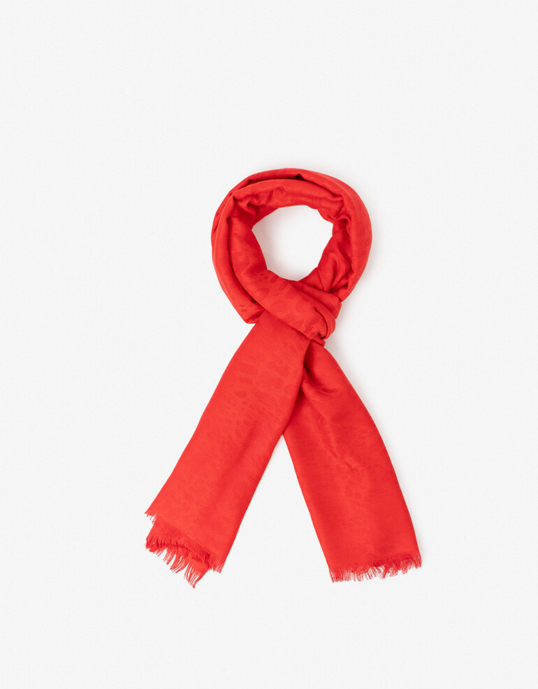Pashminas Pashmina Animal Print - Rojo Medio