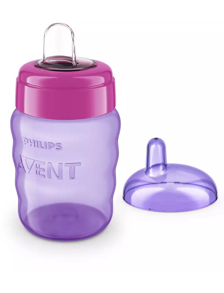 Vaso Easy Sip con boquilla Philips Avent 260ml +9 meses Violeta