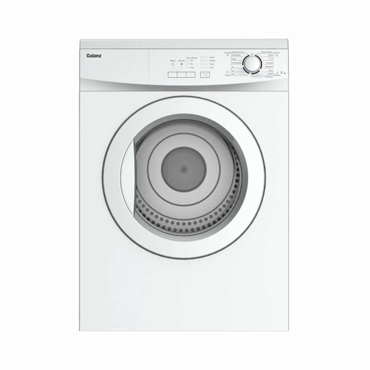 Secarropas GALANZ Capacidad 7Kg Carga Frontal 