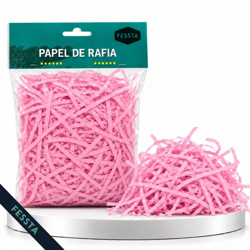 Papel Picado en Tiras 40 GRS Rosa
