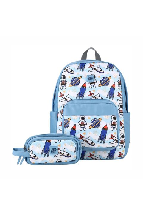 Kit Mochila + Cartuchera kids - Dino Kit Mochila + Cartuchera kids - Astronauta