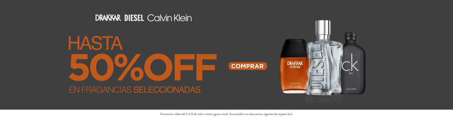 Fragancias hasta 50% off