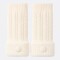Guantes Sin Dedos Tejidos Blanco