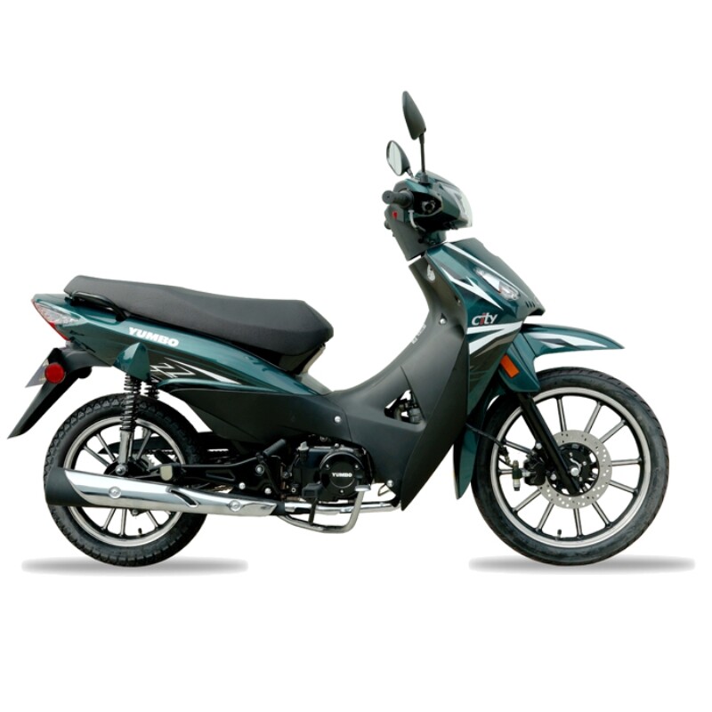 Moto Yumbo Cub City 125 Llanta De Aleacion Verde