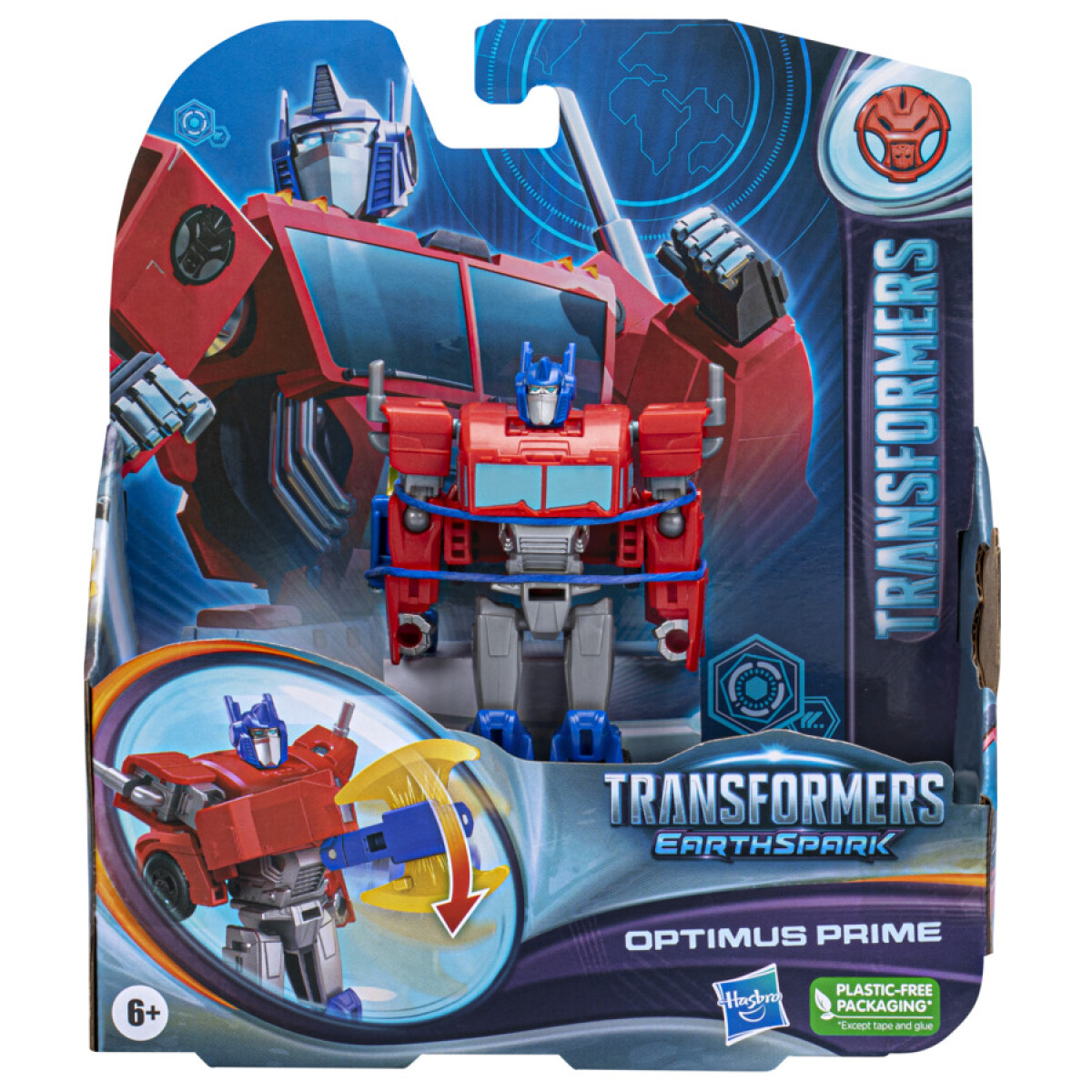 Figura Transformers Earthspark Optimus Prime Guerrero - 001 
