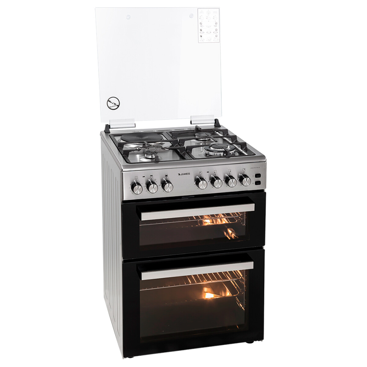 Cocina doble horno James 4H C-900A TKS Inox. DH 