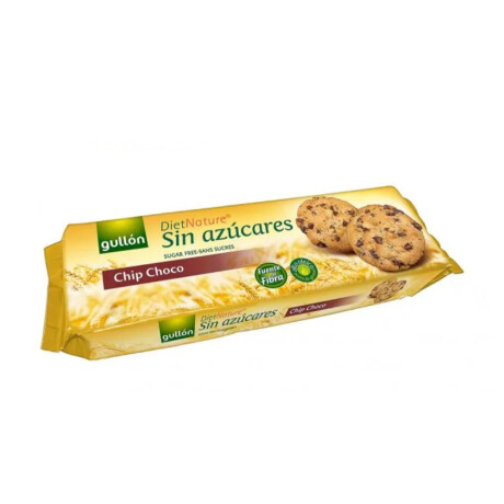 Galletitas Gullón Chips de Chocolate Sin Azúcar 125g Galletitas Gullón Chips de Chocolate Sin Azúcar 125g