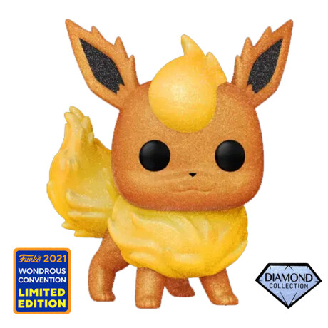 Flareon Pokemon [Diamond - 2021 Wondrous Convention] - 629 Flareon Pokemon [Diamond - 2021 Wondrous Convention] - 629