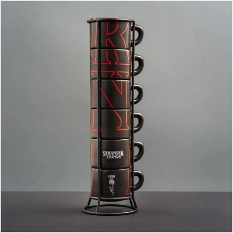 Set 6 Pocillos Apilables De Porcelana BIALETTI Edición Stranger Things Set 6 Pocillos Apilables De Porcelana BIALETTI Edición Stranger Things