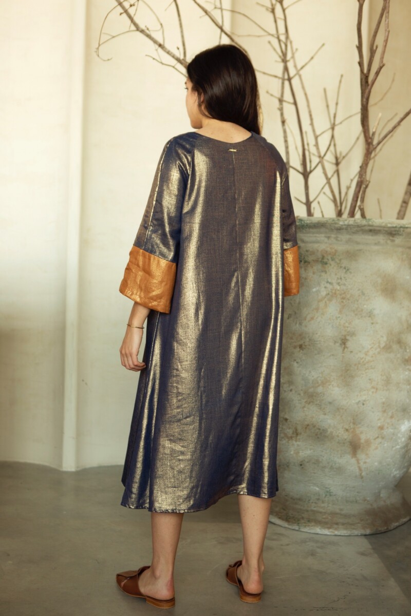 TUNICA JAPAN LUREX Azul