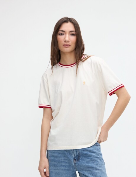 Remera Nicole Off white