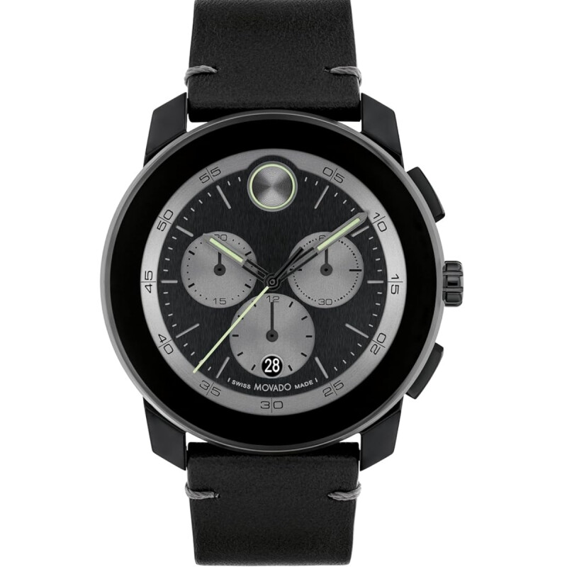 MOVADO HOMBRE BOLD , CRONOMETRO , FECHADOR , MOVIMIENTO SUIZO 2 AÑOS DE GRANTIA 22m3601092