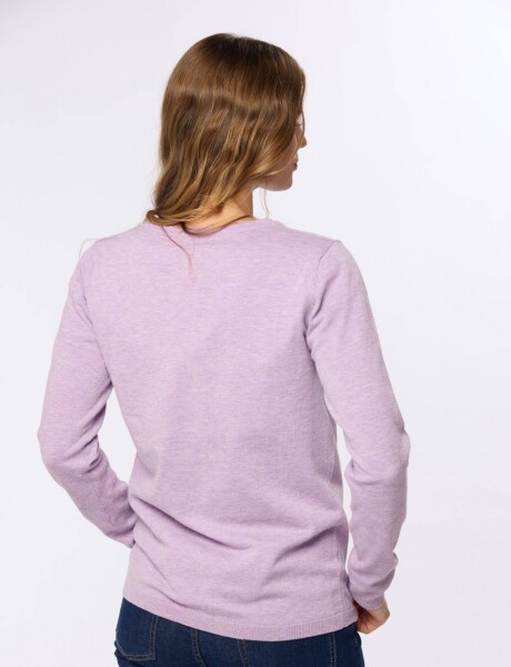 SACO TEJIDO CLÁSICO Lila