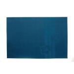 INDIVIDUAL PVC TURQUEZA C/FLORES 47*32CM INDIVIDUAL PVC TURQUEZA C/FLORES 47*32CM