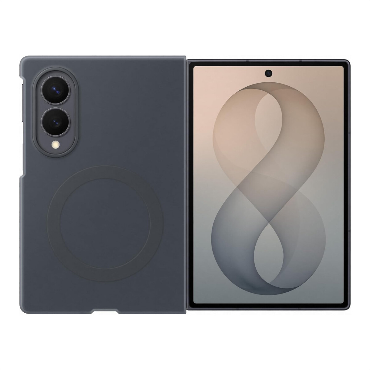 Funda Magnética De Silicona Para Samsung Galaxy Z Fold8 - SAMSUNG Z FOLD 8 MAGNET CASE NEGRO 