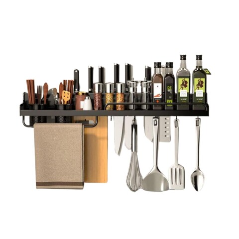 Organizador de cocina estante ganchos especieros y utensilios 58cm Imback Organizador de cocina estante ganchos especieros y utensilios 58cm Imback