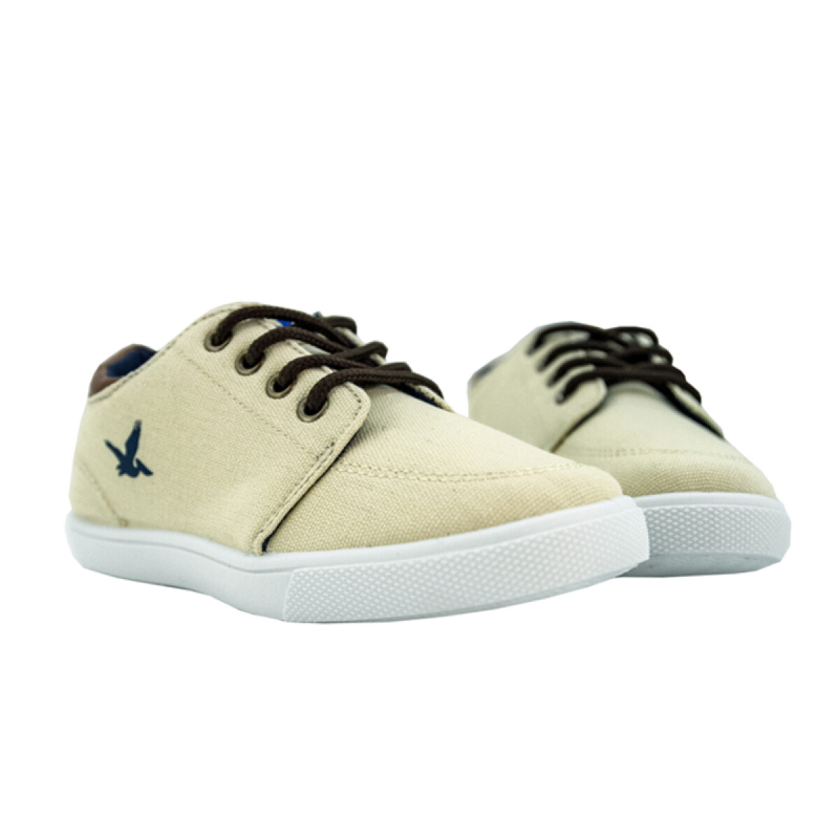 Santa Barbara Casual Acordonado Bajo - Beige 