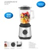 Licuadora - 800W 1,5L Vaso de Vidrio con Pulse - Punktal Licuadora - 800W 1,5L Vaso de Vidrio con Pulse - Punktal