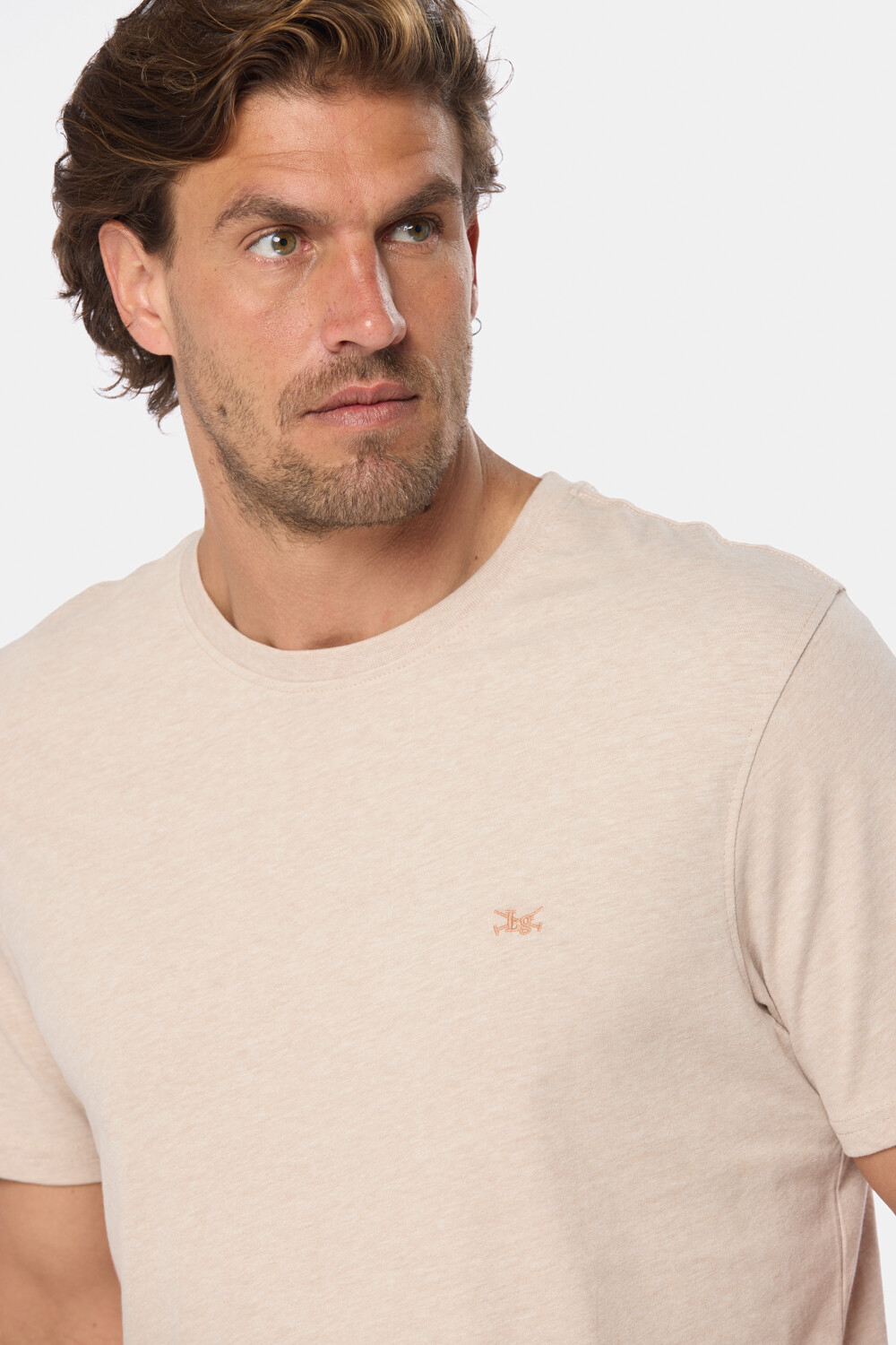 REMERA LISA Beige