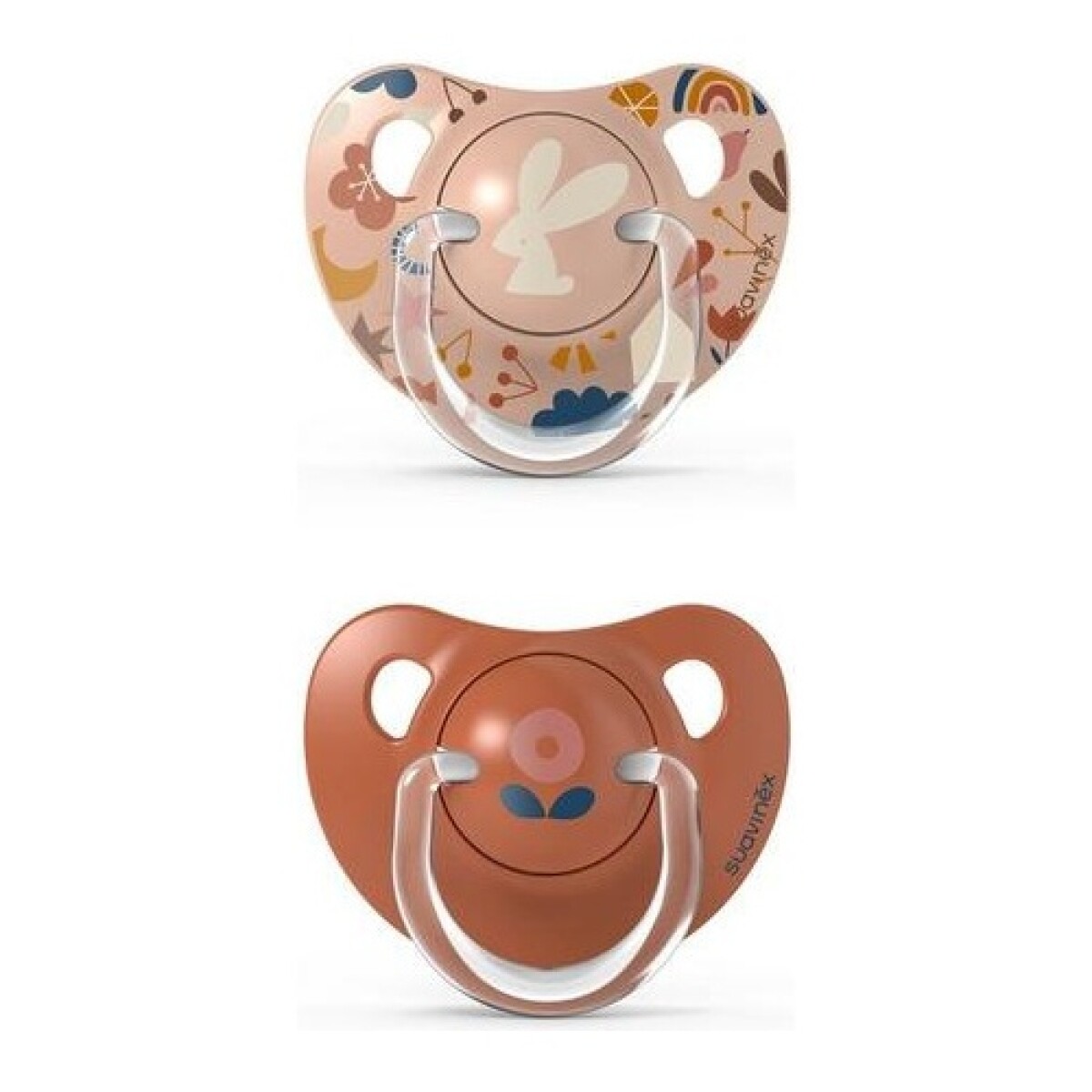 Set x 2 chupetes Suavinex 18m - Rosa 