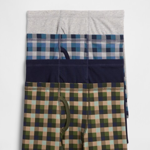 V-4PK BOXER BRIEF GINGHAM PACK MULTI SMALL GINGHAM