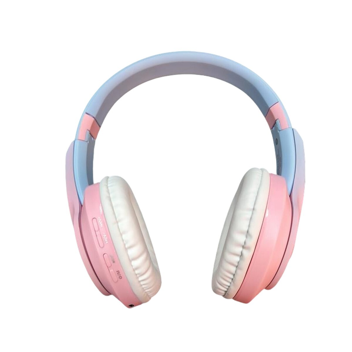 AURICULARES INALAMBRICOS BLUETOOTH XY229BT INFANTILES ROSADOS CON LUCES 