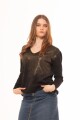 SWEATER PRESTIGE LAME ORO NEGRO