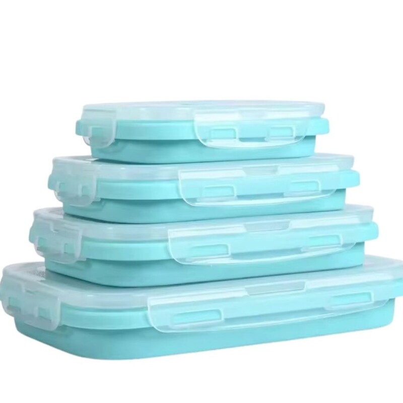 TUPPER DE SILICONA KEEPING BOX SET x4 TUPPER DE SILICONA KEEPING BOX SET x4