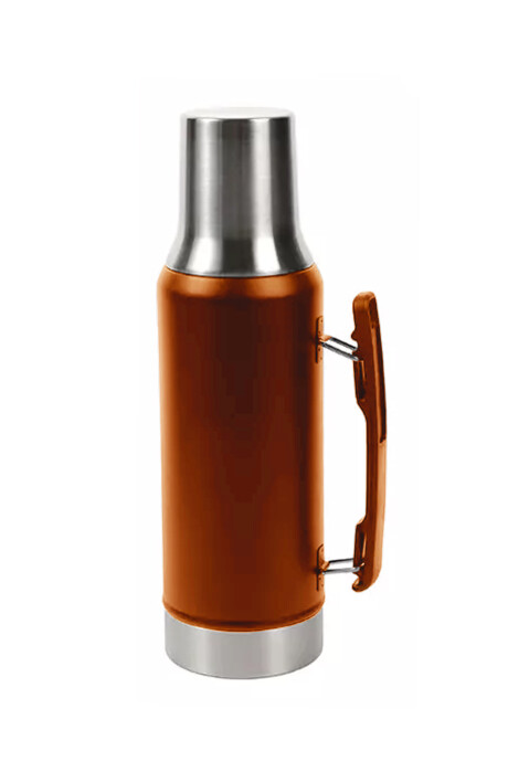 Termo tapa mate Marrón