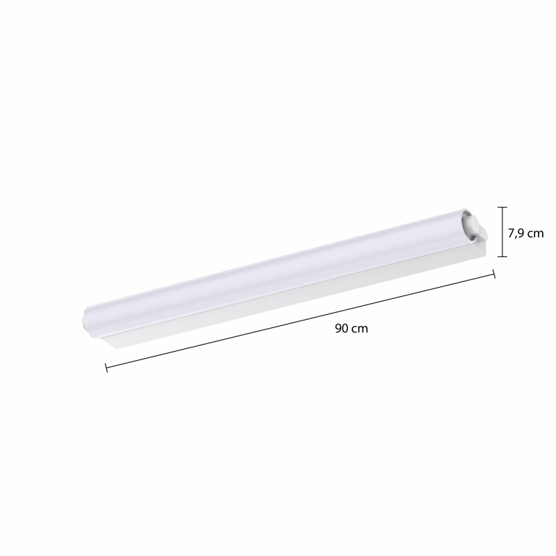 LUMINARIA DE PARED ORLO CCT 90CM 12W Luminaria de Pared Orlo 90cm 12W Blanca