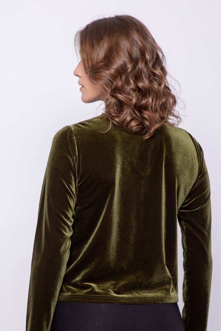 TOP IDILIA Verde Militar