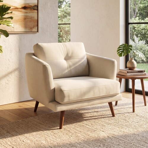 Butaca 1 Cuerpo - Triunfo Beige
