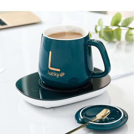 TAZA DE CERÁMICA CON BASE CALENTADORA 001