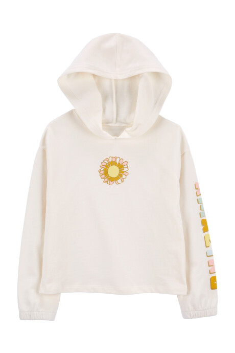 Buzo de algodón con capucha diseño tie-dye Sin color