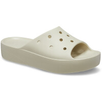 Sandalias Crocs Classic Platform Slide Beige