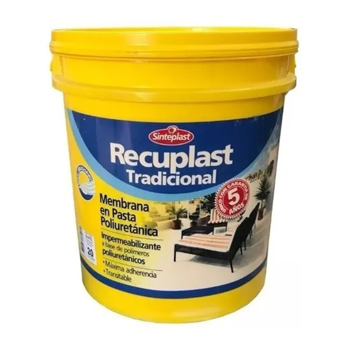 RECUPLAST MEMB POLIURETANICA EN PASTA BLANCO 20K SINTEPLAST ++ - N/a 