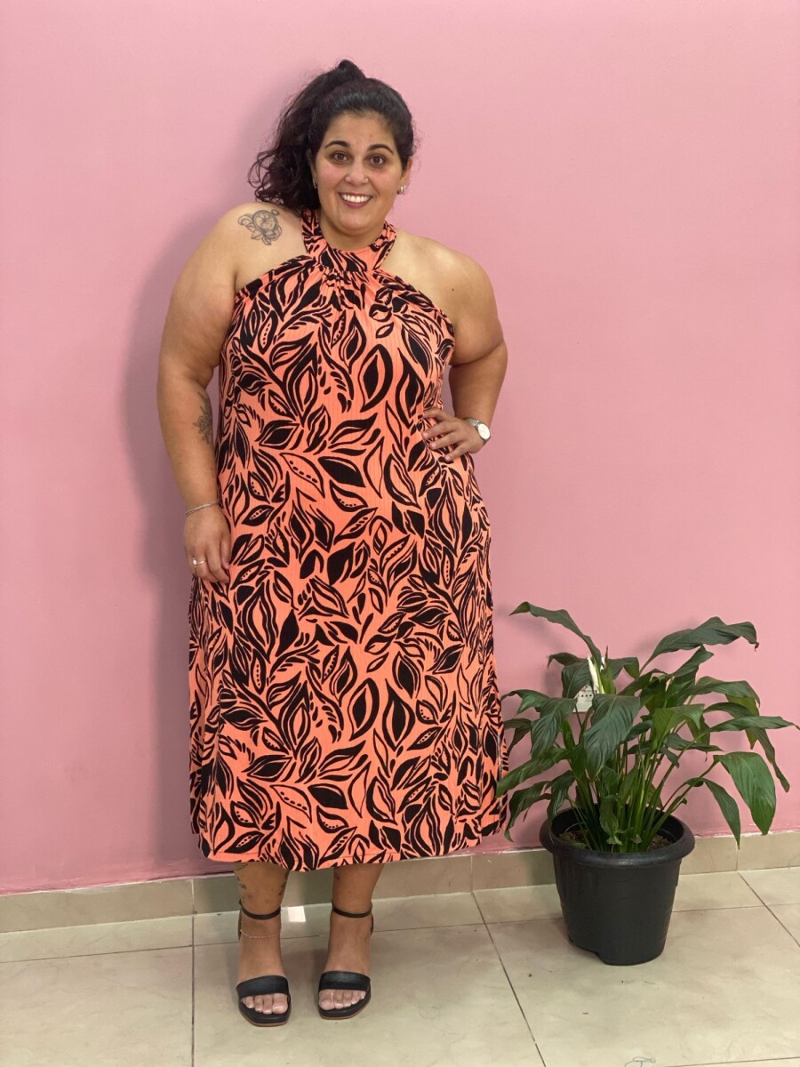 Vestido Indi Salmón