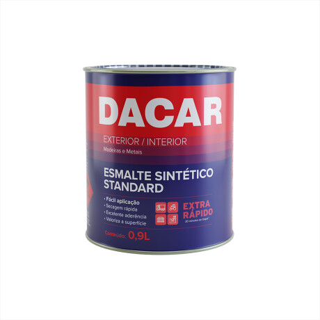 DACAR ESMALTE SINTETICO STANDARD BRILLANTE MARRÓN 0.9 LTS Dacar Esmalte Sintetico Standard Brillante Marrón 0.9 Lts